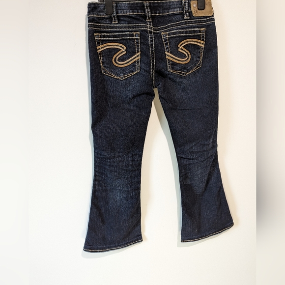 Silver Jeans Frances 22" W30 L33 Dark Wash Flare Jeans - Picture 4 of 8